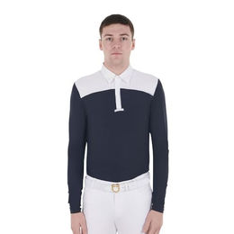 Langarmwettkampf-Poloshirt für Reiten Equestro – Bild 1 von 4