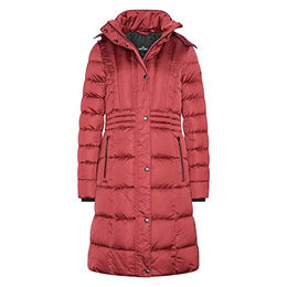Lange Daunenjacke Frau Euro-Star Ferrera – Bild 1 von 6