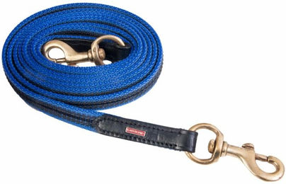 Langer Zügel für Pferde aus geflochtenem Gummi - 250 cm – Bild 1 von 2