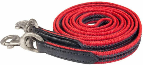 Langer Zügel für Pferde aus geflochtenem Gummi Karlslund – Bild 1 von 2