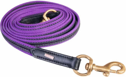 Langer Zügel für Pferde aus geflochtenem Gummi Karlslund - 250 cm – Bild 1 von 2