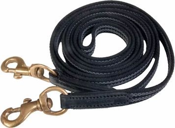 Langer Zügel für Pferde aus geflochtenem Gummi Karlslund – Bild 1 von 2