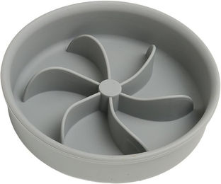 Produktbild von Langsam Fressnapf Verdicktes Silikon Verhindert Verschlucken Blütenblattförmige Säule Abgerundete Ecken Hund