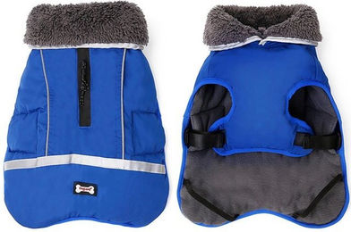 Produktbild von LAPA HOME Hundemantel Winterjacke mit Reflektierenden Streifen und Pelzkragen