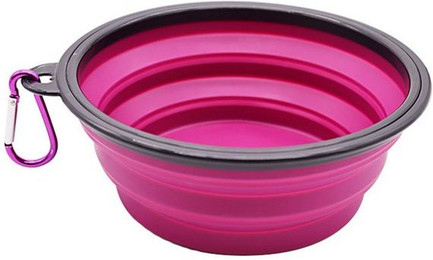 Produktbild von LAPA HOME Reisenapf faltbar 350ml Silikon Hundenapf mit Karabiner - 350 ml