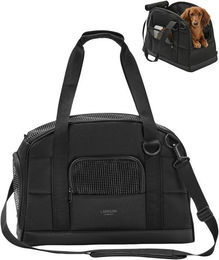 LARKSON Tiertransporttasche Tjark Hundetransporttasche für Tiere bis 12 kg bis 8 kg, Hundetasche für Flugzeug, Bahn, Auto – Bild 1 von 5