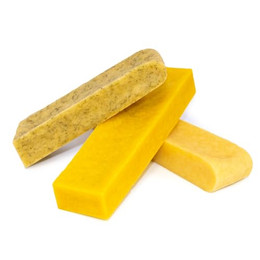 Produktbild von Larsson Probierset Kaukäse für Hunde mit Dill, Kurkuma und Original Käse - 6 x 30 g