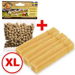 Produktbild von Larsson Yaky Kaukäse XL Hundekaustange 3er Set - 3 x 120 g