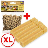 Produktbild von Larsson Yaky Kaukäse XL Hundekaustange 3er Set - 3 x 120 g