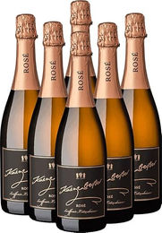 Produktbild von Lauffener Katzenbeißer Schwarzriesling Rosé Sekt trocken - 6 x 0,75 l
