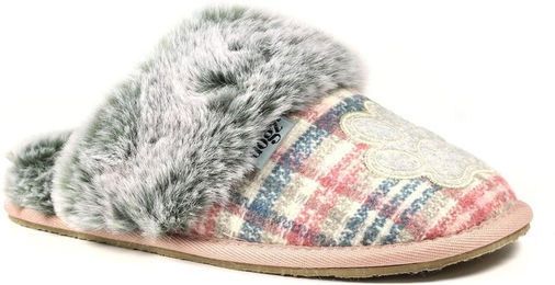 Produktbild von Lazy Dogz Damen/Damen-Hausschuhe mit Mohnblumen-Kunstpelzfutter 7 UK