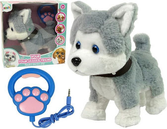 Produktbild von LEAN Toys Tier-Intelligenzspielzeug Plüschhund Interaktiv Lernleine