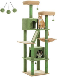 Produktbild von Leawin Kratzbaum Kaktus Katzenbaum für Hauskatzen