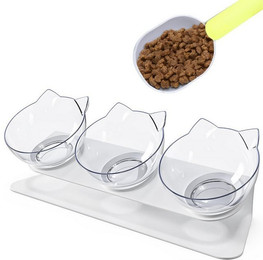 Produktbild von LEAZZLE 3-in-1 Katzennapf Set - 3 x 200 ml