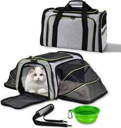 Produktbild von LEAZZLE Tiertransporttasche Hunde-/Katzen-Transportbeutel aus Oxford-Stoff​​ bis