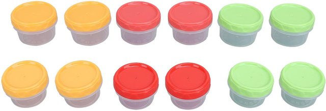 Produktbild von Lebensmittelbehälter mit Schraubdeckel, 12 Stück - 12 x 120 ml