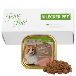 Produktbild von Lecker.Pet Balu's Feine Paté Reich an Pute Katzenfutter Nassfutter - 17 x 100 g