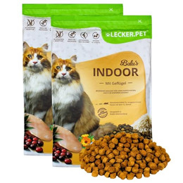 Produktbild von Lecker.Pet Balu's Indoor Geflügel Katzenfutter Trockenfutter - 5 kg