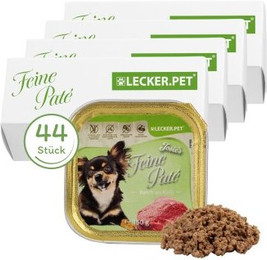 Produktbild von Lecker.Pet Josie's Feine Paté Reich an Kalb Hundefutter Nassfutter - 44 x 150 g