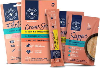 Produktbild von Leckerli Bestseller Paket für Katzen Adult - 195 g