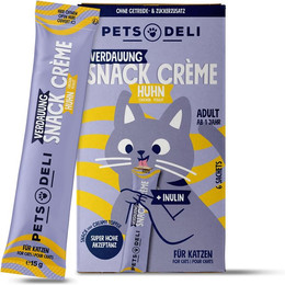 Produktbild von Leckerli Krill für Katzen - 6x15g / 8er Pack ✓ getreidefrei & zuckerfrei ✓ Adult von Pets Deli