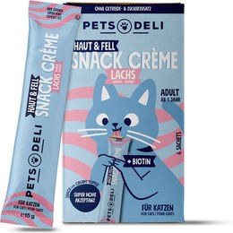 Produktbild von Leckerli Krill für Katzen - 6x15g ✓ getreidefrei & zuckerfrei ✓ Adult von Pets Deli