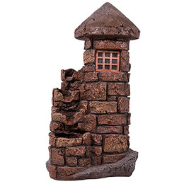 Produktbild von LED Außenbereich Springbrunnen Turm Wasserspiel Steinoptik