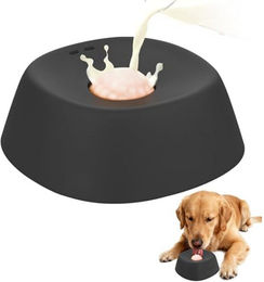 Produktbild von Ledander Futternapf Langsam fressender Hundenapf,geeignet flüssige Leckerlis,rutschfest, Geeignet für große, mittlere & kleine Hunde – für Brühe oder Joghurt