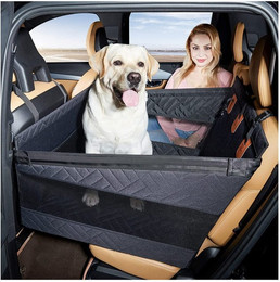 Produktbild von Ledander Hunde-Autositz Hundedecke Auto Rückbank Tier-Autoschondecke
