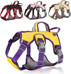 Produktbild von Ledander Hunde-Geschirr Hundegeschirr, reflektierendes Geschirr, verstellbares,