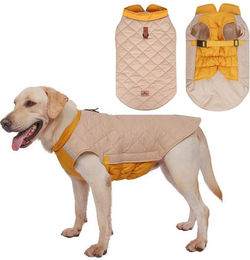Produktbild von Ledander Hundemantel Warmer Fleece-Hundemantel für kleine Hunde, wasserfester, Reflektierend,Fleece Hundejacke für Kleine, Mittlere und Große Hunde