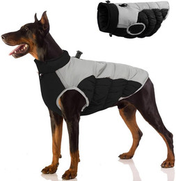 Produktbild von Ledander Hundemantel Wasserdichter Hundemantel, Winterjacke für kaltes Wetter für kleine, reflektierende Hundejacke für kleine und mittelgroße und große Hunde
