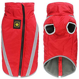 Ledander Hundemantel Winter Warme Jacke,Winddichte Haustierkleidung Hundejacke,wasserdicht, reflektierend,Outfit für kleine mittelgroße Hunde mit Geschirrloch. – Bild 1 von 5