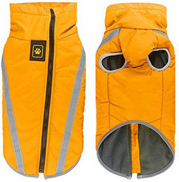 Produktbild von Ledander Hundemantel Winter Warme Jacke,Winddichte Haustierkleidung Hundejacke,wasserdicht, reflektierend,Outfit für kleine mittelgroße Hunde mit Geschirrloch.