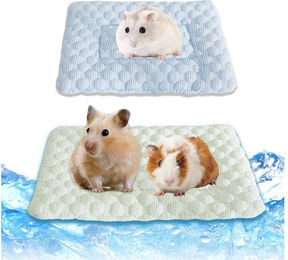 Ledander Hundematte Kaninchen Meerschweinchen Bett,2 Stück 31x21CM Decken,Warme, Meerschweinchen Zubehör,für Welpen, Katzen, Kaninchen, Chinchilla – Bild 1 von 5