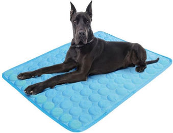 Ledander Hundematte Kühlmatte für Katzen und Hunde, blau, für Drinnen, Draußen und Auto – Bild 1 von 5