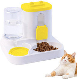 Produktbild von Ledander Katzen-Futterspender Futterautomat Wasser- und Futterspender,2