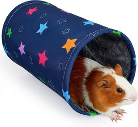 Produktbild von Ledander Kleintiertunnel Meerschweinchen Tunnel – Zubehör aus Canvas, Waschbarer Kuscheltunnel, für Hamster,&Frettchen–Faltbarer Spieltunnel & Versteck für Kleintiere