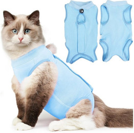 Produktbild von Ledander Schutzkragen Katzenbody nach Op Erholungsträger für Katzen nach der Operation, Alternative zum Trichter für männliche und weibliche Katzen