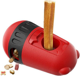 Produktbild von Ledander Tier-Intelligenzspielzeug 2 in1Hundespielzeug Intelligenz,Bully Stick Halter & Leckerli Spender, Verstellbarer für Kleine, Mittlere und Große Hunde gegen Verschlucken