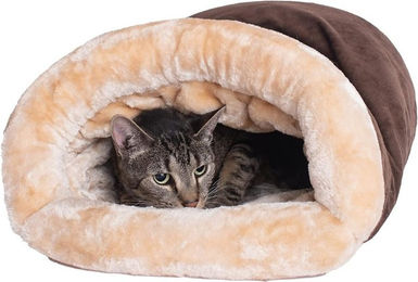 Produktbild von Ledander Tierbett Katzenschlafsack für den Innenbereich,Katzenbett für Katzen, Winter Haustierschlafsack,Selbstwärmender Schlafsack für Haustiere