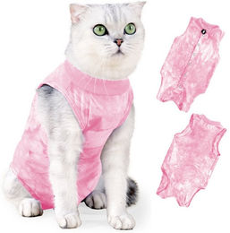 Produktbild von Ledander Tiermantel Erholungs-Katzenbody nach der Operation, medizinischer Schutzanzug, Erholungs-Halsband für Haustiere, Schutz nach der Operation