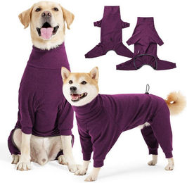 Produktbild von Ledander Tierpullover Tierpullover Fleece Hundepullover Wintermantel Hundepyjama mit Beinen, Premium-Qualität, butterweich, für große und kleine Hunde