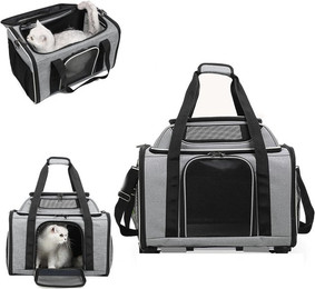 Produktbild von Ledander Tiertransportbox Erweiterbare Haustier für kleine