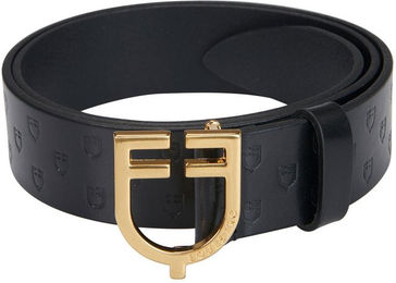 Produktbild von Leder Damen-Gürtel mit Logo und Logo-Schnalle Equestro