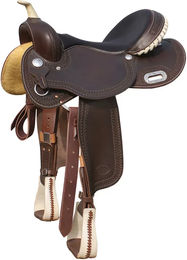 Produktbild von Leder-Fasssattel für Pferde Pool's Rawhide