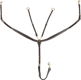 Produktbild von Leder-Hunt-Halsband für Pferde mit Stahlverstärkungen Equestro New