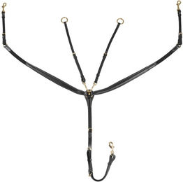 Produktbild von Leder-Hunt-Halsband für Pferde mit Stahlverstärkungen Equestro New