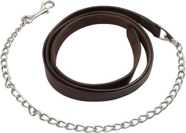 Produktbild von Leder-Reitlonge mit Kette Pool's