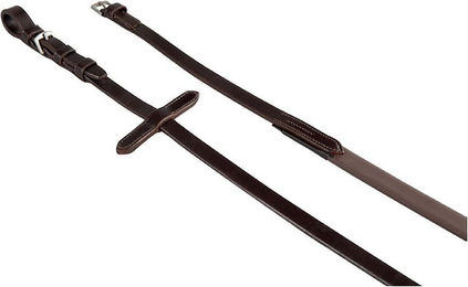 Produktbild von Leder- und Gummizügel für Pferde Equestro